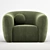 Elegant B&B Italia Armchair: Timeless Comfort 3D model small image 2