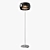 Crystal Chrome Floor Lamp: Modern Elegance 3D model small image 6