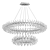 Elegant Marianna Chandelier, 100cm Diameter 3D model small image 3