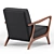 Elegant Eloise Accent Chair 3D model small image 3