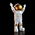 Cosmic Astronaut Figurine 3D model small image 2