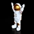 Cosmic Astronaut Figurine 3D model small image 3