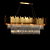 Elegant Gold Plated Crystal Chandelier 3D model small image 5