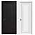 Elegant Interior Door 3D model small image 1