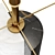 Title: Canaan Shift Table Lamp: Graphic Elegance for Any Space 3D model small image 3
