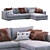 Modern Flexform Sofa Magnum 3D model small image 4