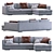 Modern Flexform Sofa Magnum 3D model small image 5