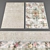 Elegant Rug Collection 3D model small image 3