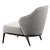 Modern and Stylish DION S Armchair 3D model small image 2