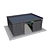 Modular Trash Container Canopy Set 3D model small image 7