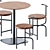 Stylish Round Table Vermu 3D model small image 3