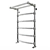 Retro NP Series 2 - Water Heated Towel Rail with Shelf 3D model small image 1