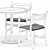 Scandinavian Charm: CH46 & CH47 Chairs + Briscola Table 3D model small image 5