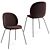 Stylish Gubi Beetle Dining Set 3D model small image 4