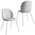 Stylish Gubi Beetle Dining Set 3D model small image 6