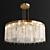 Elegant Brass Pendant Lamp: PHARO 3D model small image 1