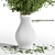 Green Branch Plants in Vase 3D model small image 2