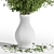 Green Branch Plants in Vase 3D model small image 7