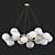 Milky Dream: Modern Ring Chandelier 3D model small image 1