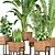 Indoor Oasis: 5 Floral Delights 3D model small image 2