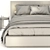 Meridiani Scott Bed 1 - Modern Designer Piece 3D model small image 4