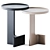 Modern Beam Side Tables: Ariake 3D model small image 1