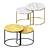 Elegant Marbled Nesting Tables 3D model small image 5