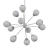 Tova 12-Light Sputnik Chandelier 3D model small image 2