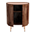 Walnut and Leather Sideboard, Aslen 3D model small image 2