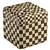 Classic Style Textured Pouf 3D model small image 4