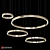 Euroluce Profile Aluminum Pendant Light: Sleek and Stylish 3D model small image 1