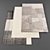 Modern High-Resolution Rugs - Set of 4 3D model small image 1