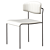 Modern Kalmar Dining Chair 3D model small image 3