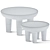 Sleek Metal Coffee Tables - Tamale 3D model small image 3