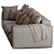 Hills 2013 Sofa: Stylish Comfort for Your Space 3D model small image 7