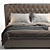 Elegant Lauren Bed - Storage & Style 3D model small image 5