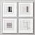 Versatile Collection of 252 Picture Frames 3D model small image 1
