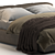Title: Supreme Comfort Cappellini Bed 3D model small image 3