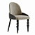 Capella Modern Dining Chair 3D model small image 3
