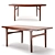 Danish Teak Model 169 Dining Table 3D model small image 1