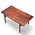 Danish Teak Model 169 Dining Table 3D model small image 3