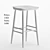 Sleek Ercol Bar Stool: Stylish and Compact 3D model small image 3