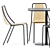 Sleek Ola S M LG Chair 3D model small image 4