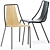 Sleek Ola S M LG Chair 3D model small image 5