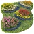 Spring Flower Garden Collection 3D model small image 1
