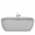 Duravit LUV Freestanding Bathtub 3D model small image 3