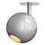 Sleek Silver Elektrostandard Ball 3D model small image 1