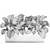 Exotic Metal Planter Collection 3D model small image 6