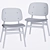 Modern Scandinavian Soborg Chair 3D model small image 2