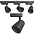 Ambrella Light Track System - Modern Lighting Solution 3D model small image 2